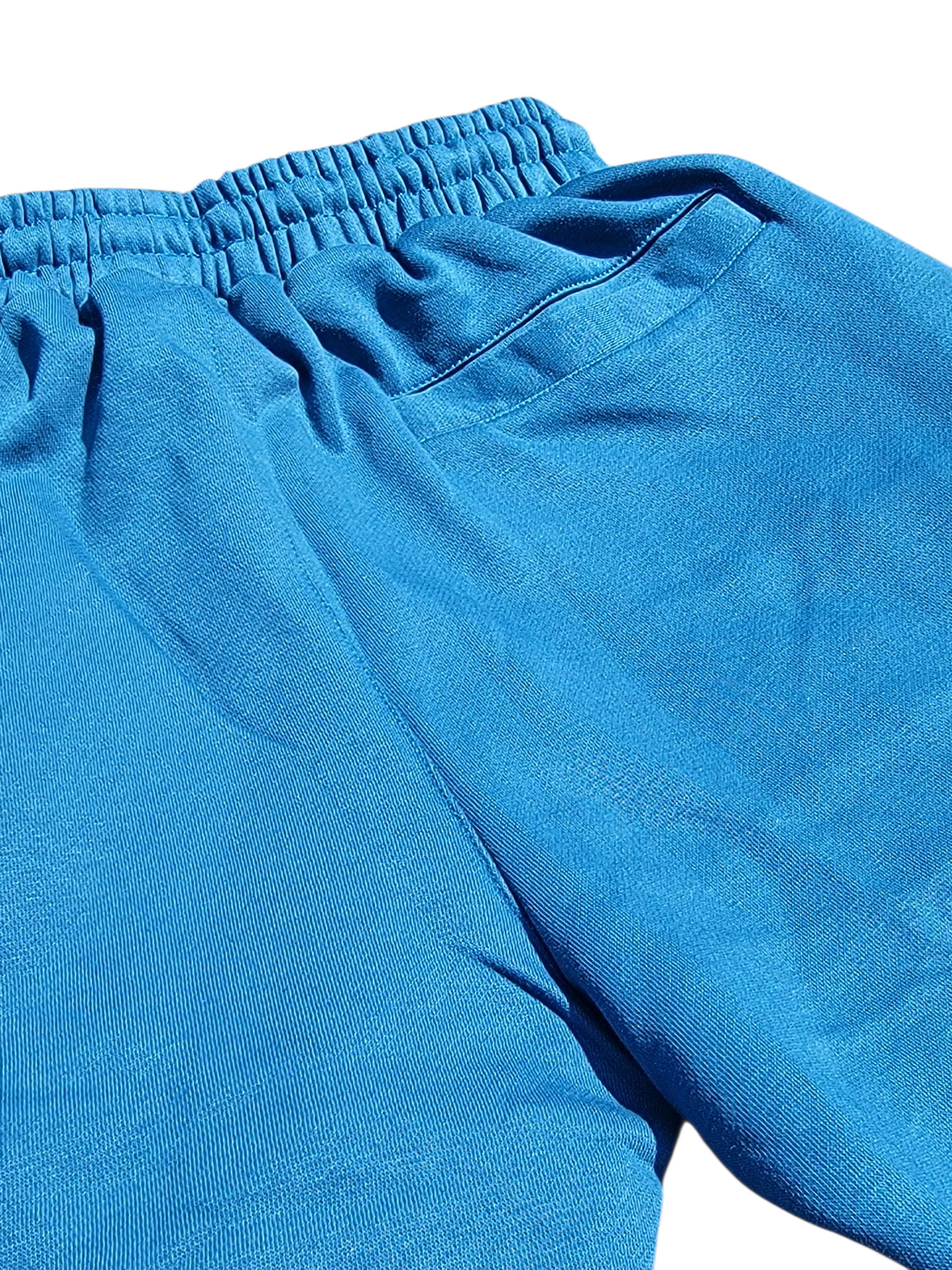 All-Weather Blue Elastic Bottom Sweatpants
