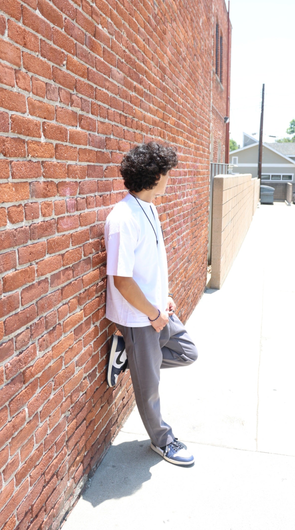 All-Weather Gray Open Hem Pant