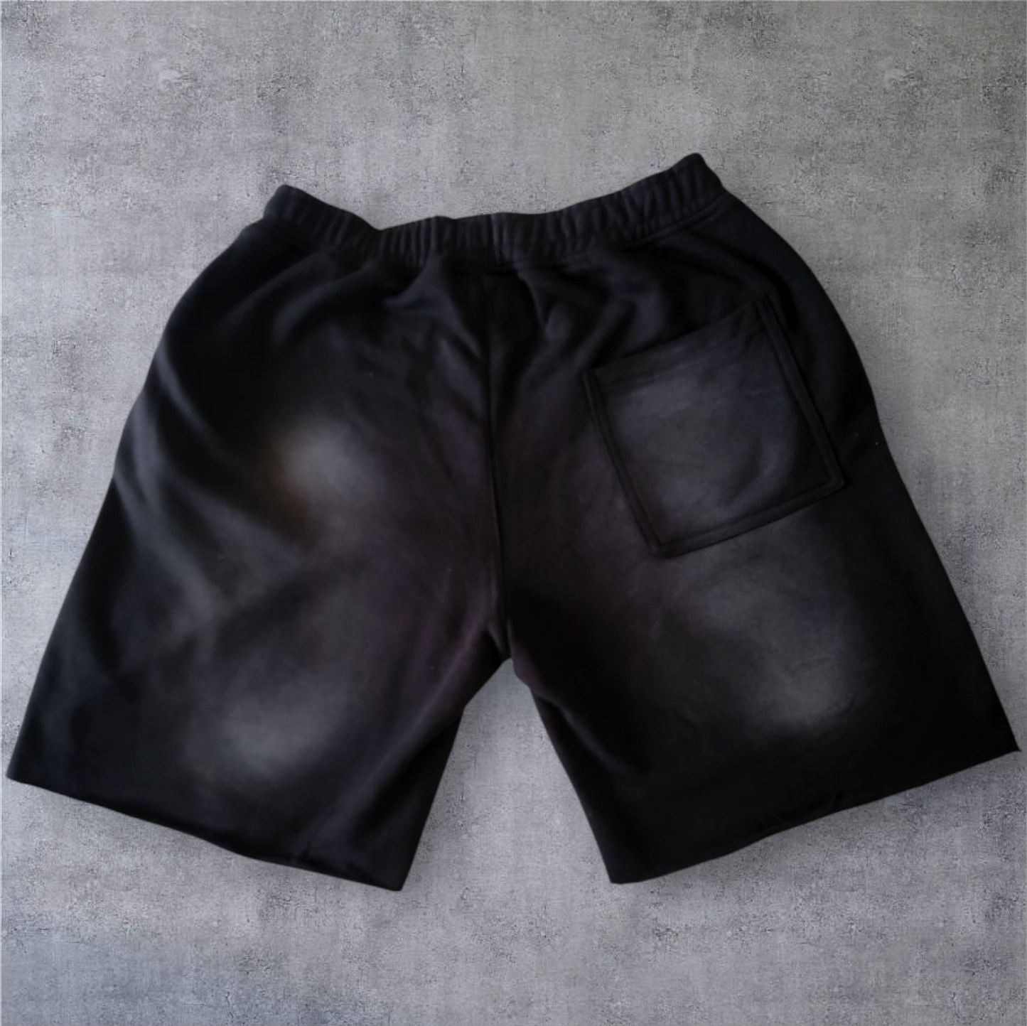 Raw Edge Sun Faded Sweat-Shorts
