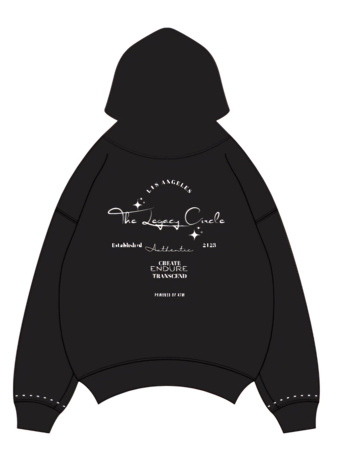 The Legacy Circle Rhinestone Hoodie