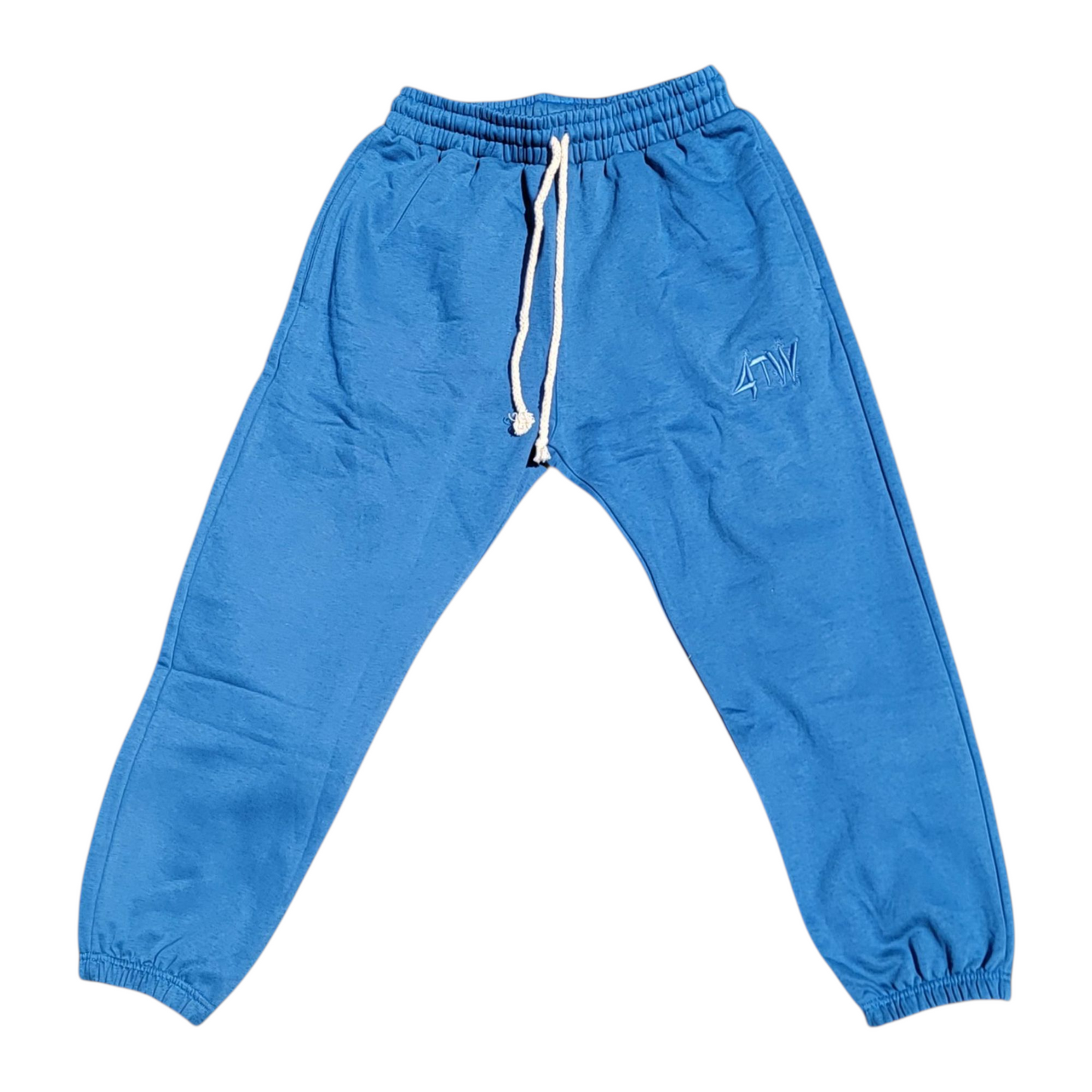 All-Weather Blue Elastic Bottom Sweatpants